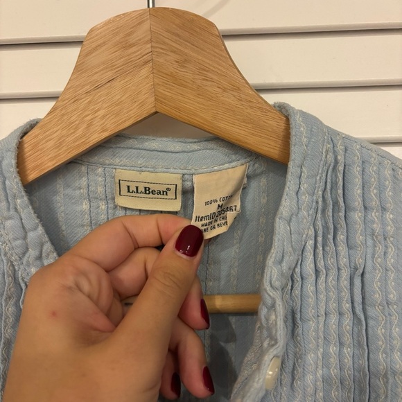 Vintage LL Bean blue dress - Picture 3 of 5